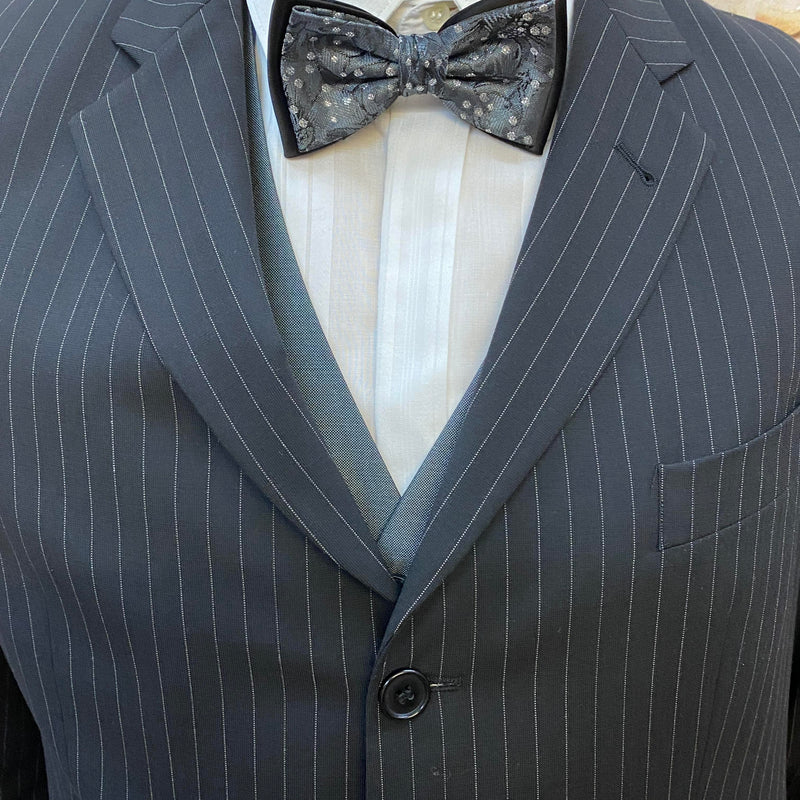 20er Jahre Herren Outfit Gr. 52 Nadelstreifen mit Weste