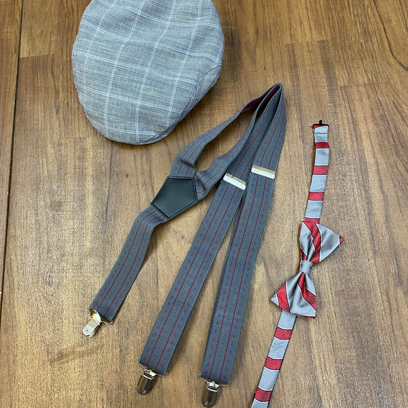20er Jahre Herren Outfit Gr. 54 – weißer Anzug & Schiebermütze