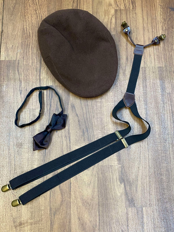 20er Jahre Herren Outfit Vintage mit Nadelstreifenhose Gr. 102, Ansicht 4