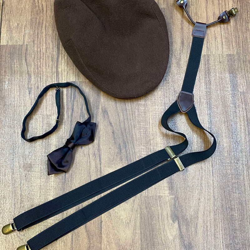 20er Jahre Herren Outfit Vintage mit Nadelstreifenhose Gr. 102, Ansicht 4