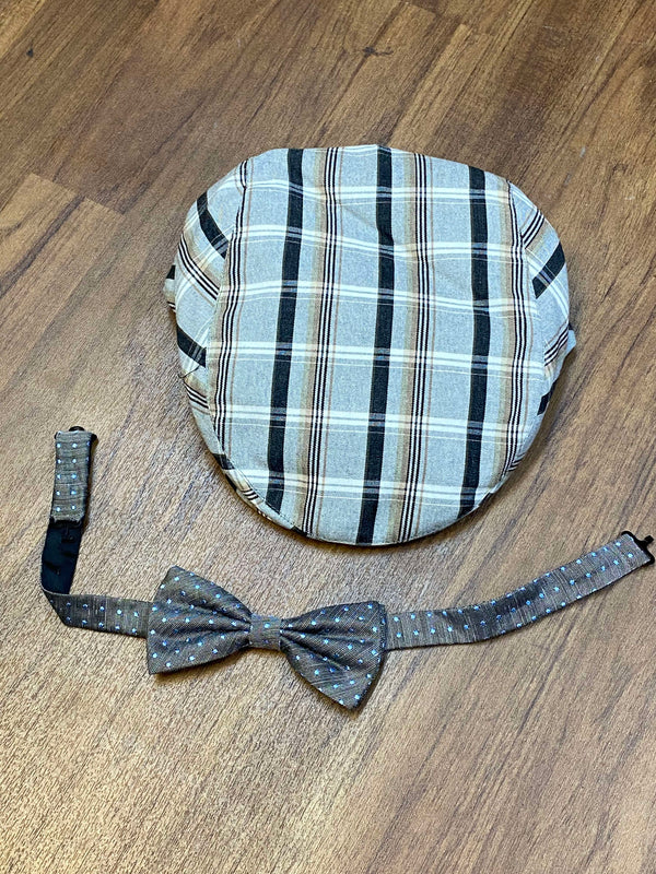 20er Jahre Herren Outfit Gr. 56 – Weste & Schiebermütze