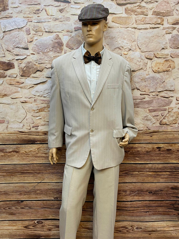 20er Jahre Herren Outfit Vintage Gr. 60 mit Schiebermütze, Ansicht 2