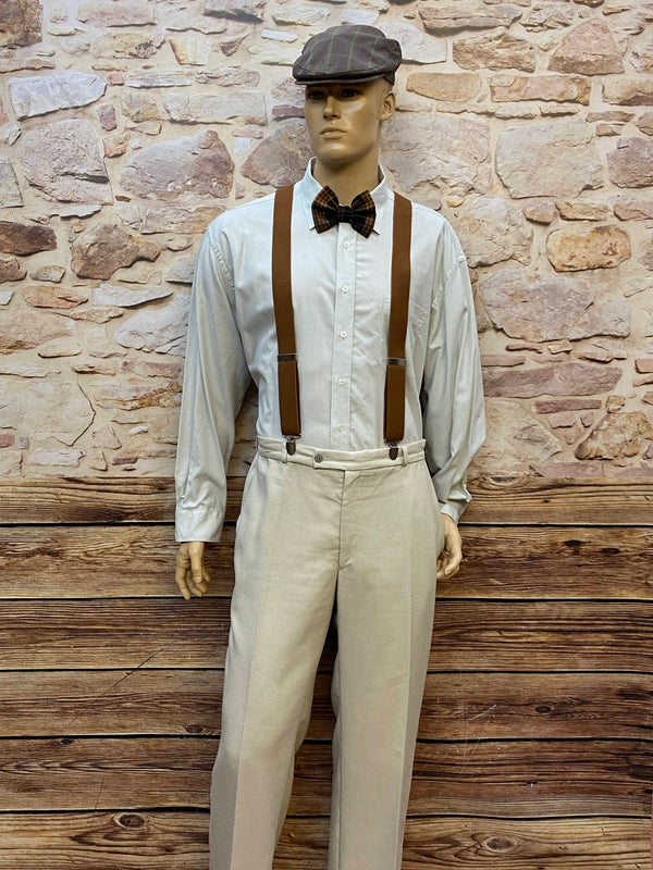 20er Jahre Herren Outfit Vintage Gr. 60 mit Schiebermütze, Ansicht 4