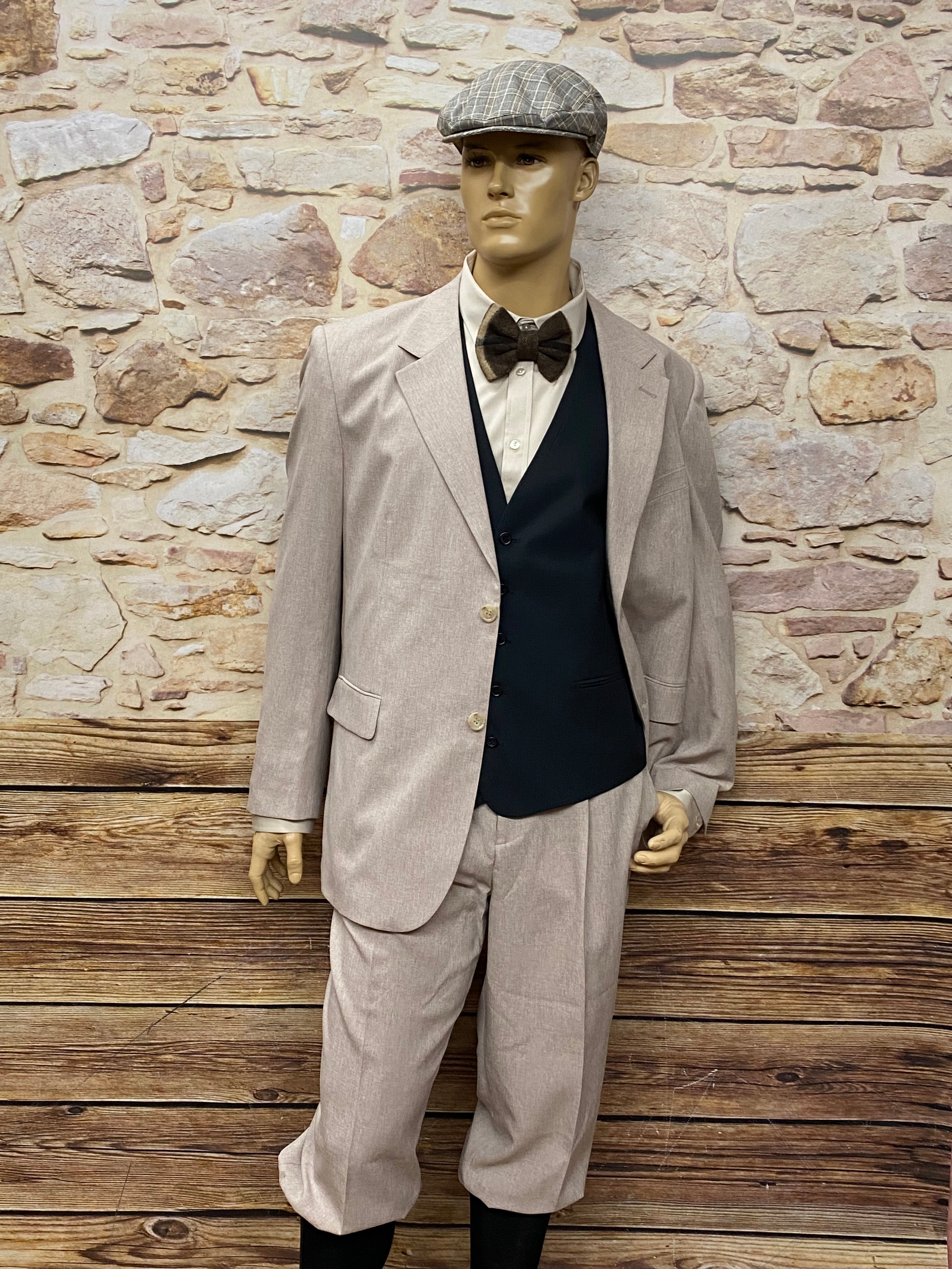20er Jahre Mode Männer Outfit mit Knickerbocker HoseGr.58