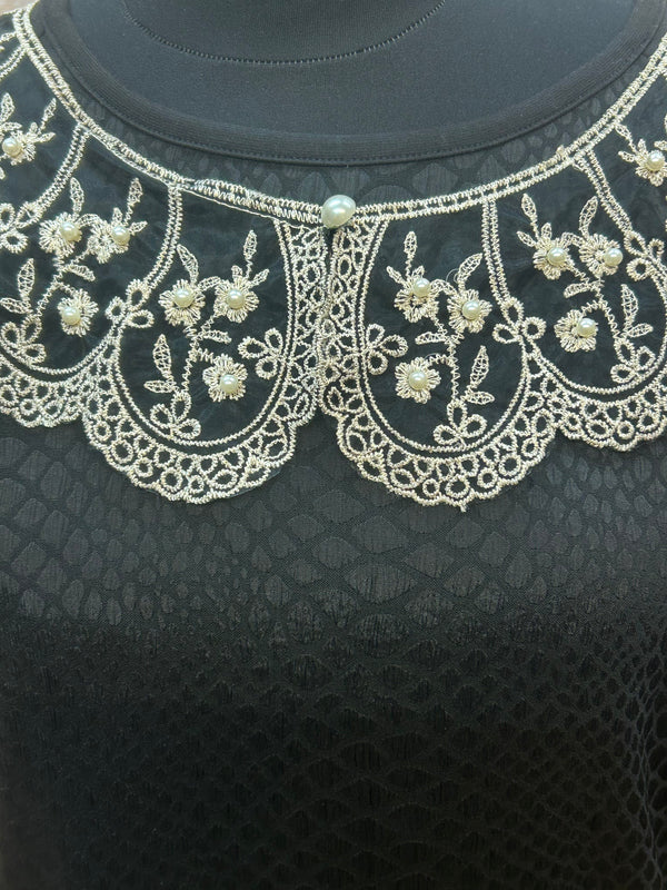 20er-Jahre Komplett-Outfit – Kleid Gr. 36