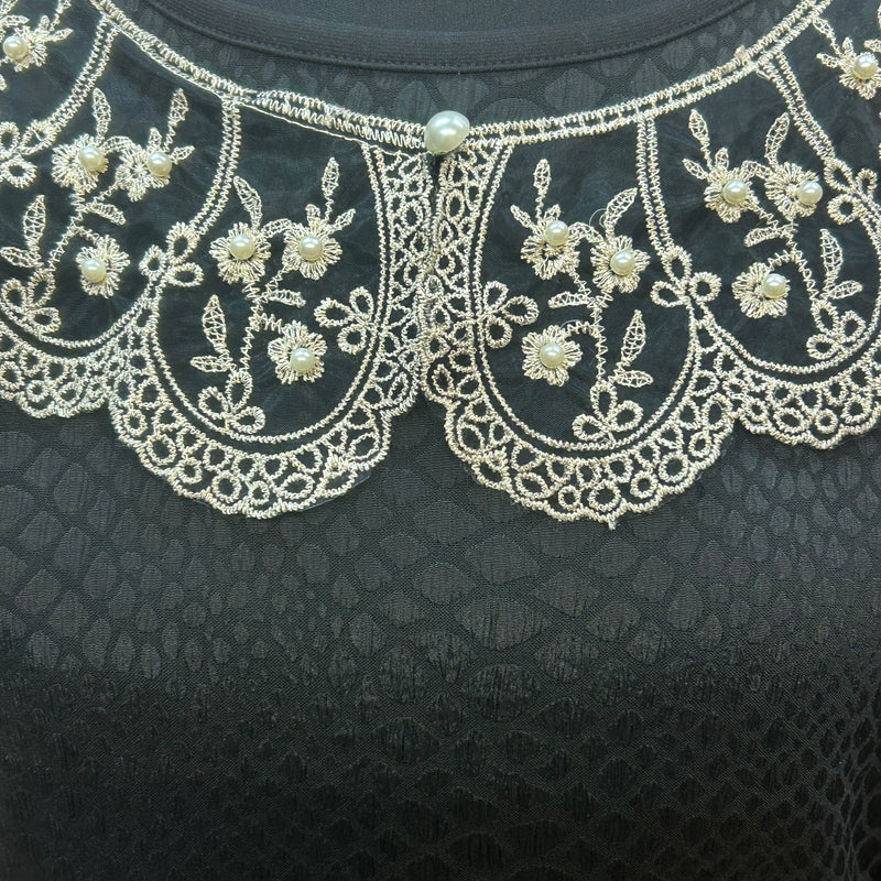 20er-Jahre Komplett-Outfit – Kleid Gr. 36