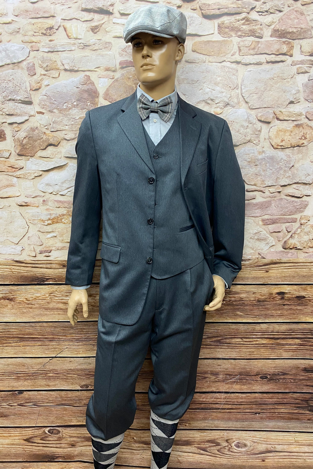 20er Jahre Mode Herren, Kostüm mit Knickerbocker Hose Gr.54
