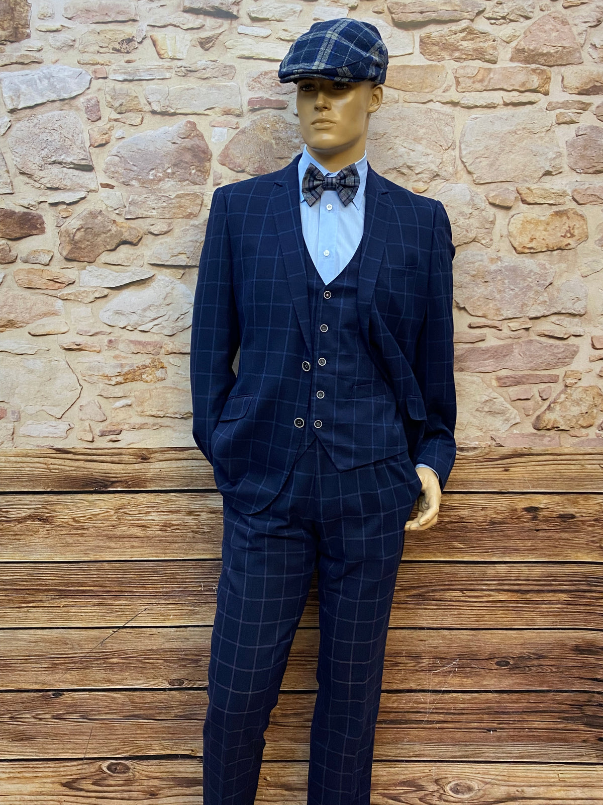 1920er Jahre Komplett-Outfit – Eleganz im Peaky Blinders Anzug Gr.48