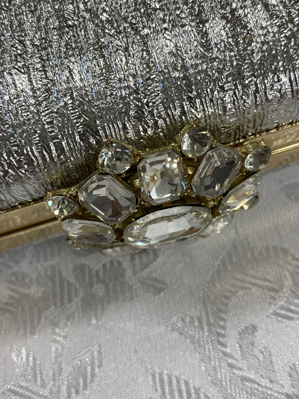 20er Jahre Damen Set Accessoires weiß/silber