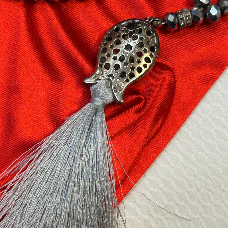 Rot glänzende Eleganz - Vintage Handschuhe & Accessoires Set, 20er Jahre