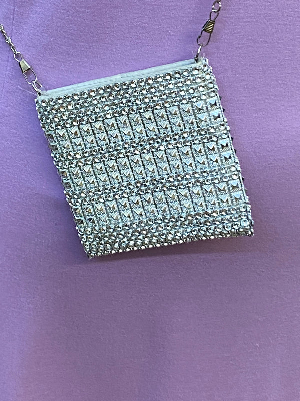 Hochwertiges Kleid im 20er Jahre Stil, mit kl.Handtasche und Kopfschmuck Gr.50