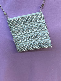 Hochwertiges Kleid im 20er Jahre Stil, mit kl.Handtasche und Kopfschmuck Gr.50