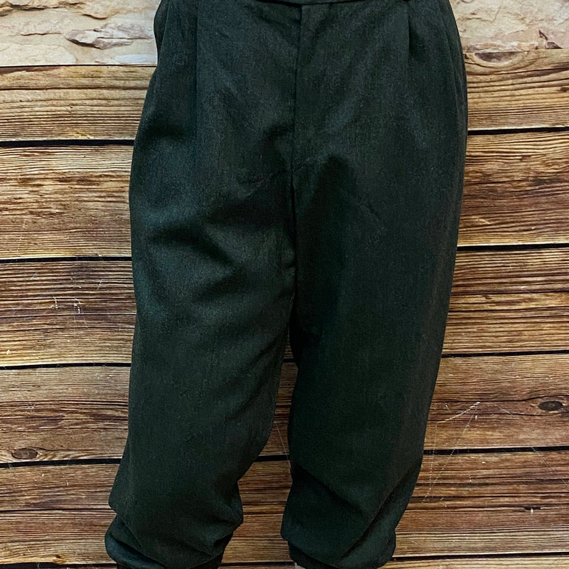 Vintage Lodenfrey Knickerbocker in Dunkelgrün aus Schurwolle im 20er. Jahre Stil – Größe 56