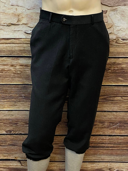 Elegante dunkelbraune Vintage Knickerbocker Hose im 20er Jahre Stil– Größe 54