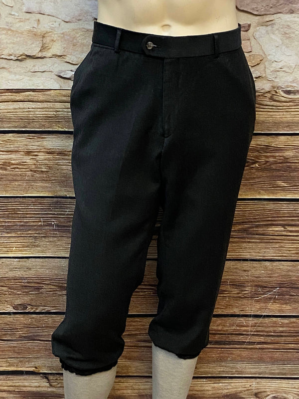 Elegante dunkelbraune Vintage Knickerbocker Hose im 20er Jahre Stil– Größe 54