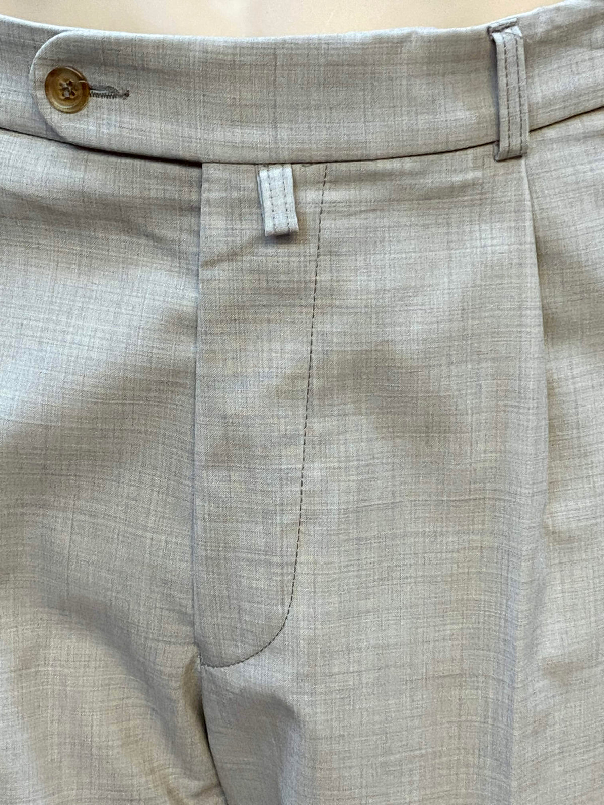 Beige Knickerbocker-Hose Gr.54