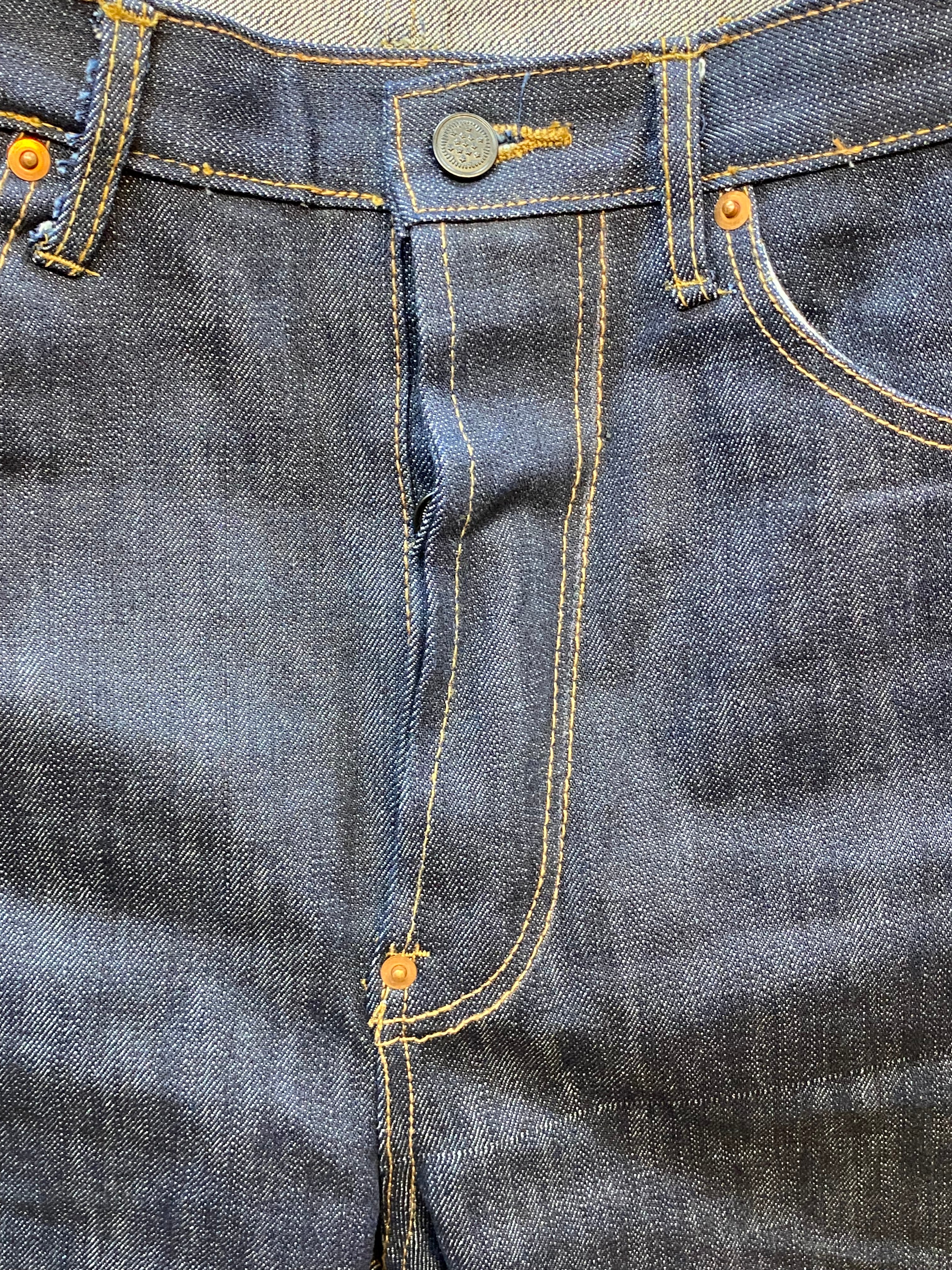 Klassische 50er Jahre Workwear Jeans, Trousers, Blue-Denim, De Brabander Mfg. Co