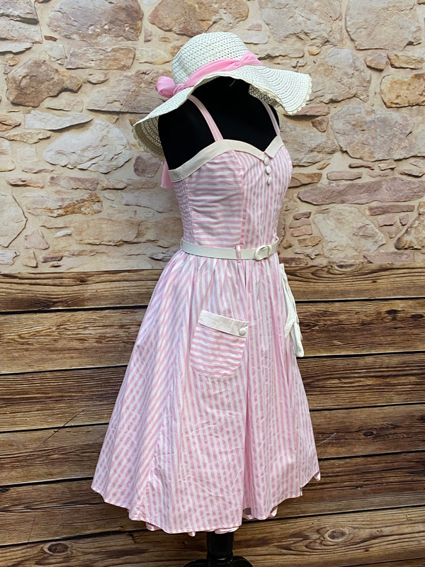 50er Jahre Kleid 4-teilig – Größe 38