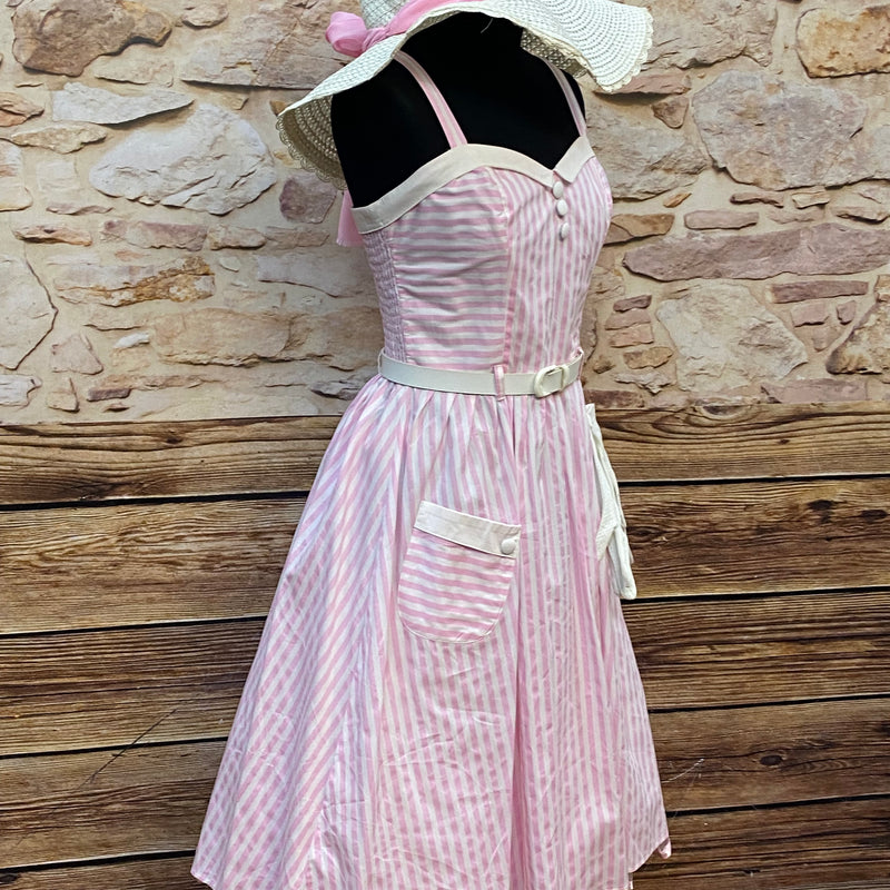 50er Jahre Kleid 4-teilig – Größe 38