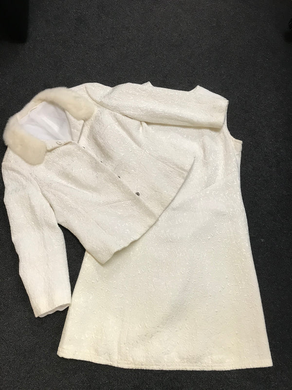 Helles Vintage Damen-Kostüm 60er Jahre , Gr.42, Ansicht 5