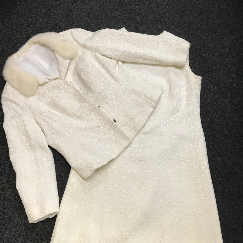 Helles Vintage Damen-Kostüm 60er Jahre , Gr.42, Ansicht 5