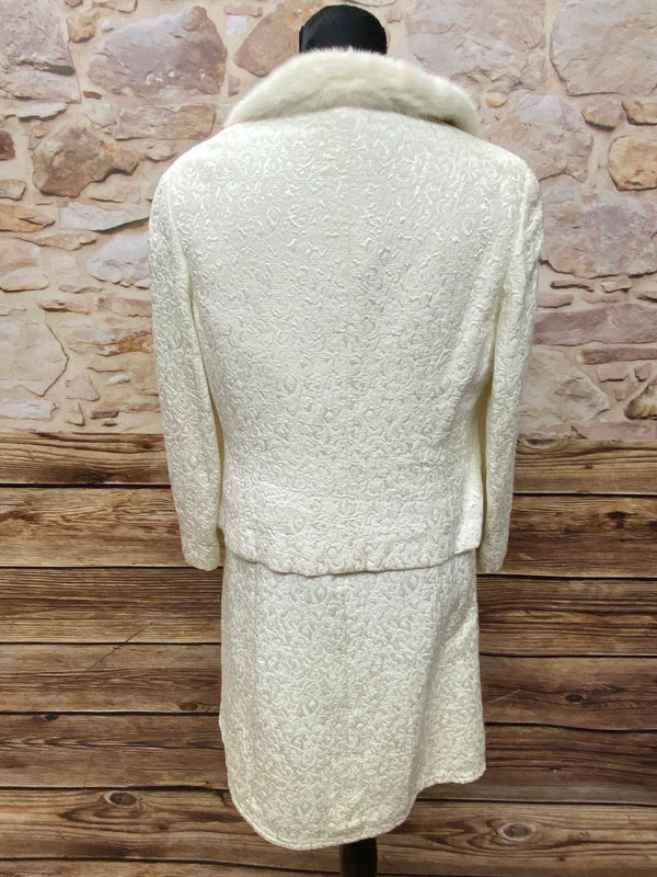 Helles Vintage Damen-Kostüm 60er Jahre , Gr.42, Ansicht 2