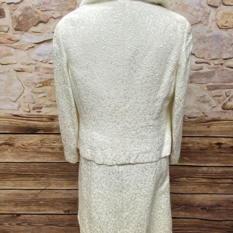 Helles Vintage Damen-Kostüm 60er Jahre , Gr.42, Ansicht 2