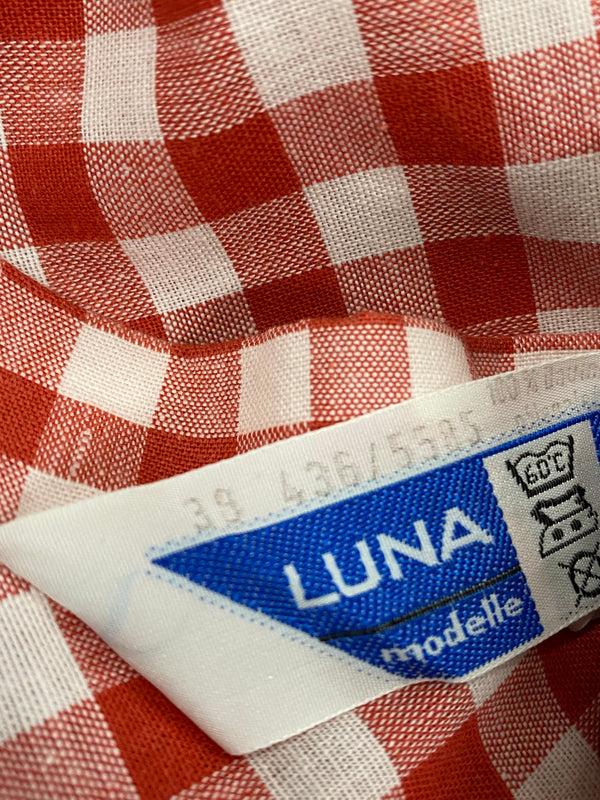 Original 70er Jahre Maxi-Rock aus Baumwolle Vintage Rock Gr.34