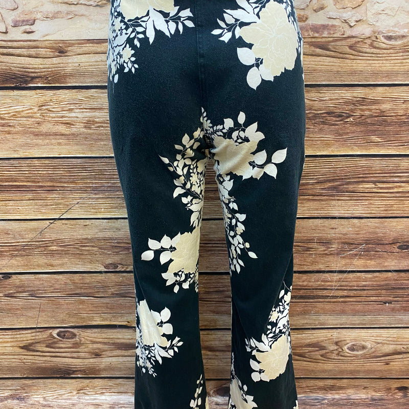 Retro- Hose mit Blumenmuster, 70er Jahre