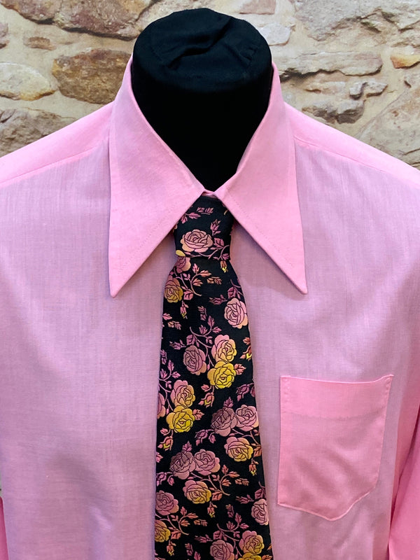 70er Jahre Vintage-Charme in Rosa – Größe 42