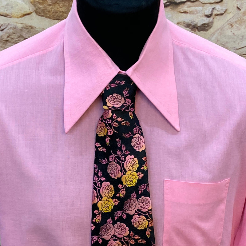 70er Jahre Vintage-Charme in Rosa – Größe 42
