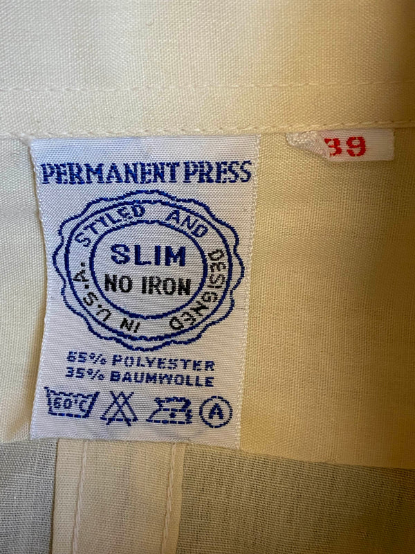 Vintage Hemd mit Krawatte, Größe 39