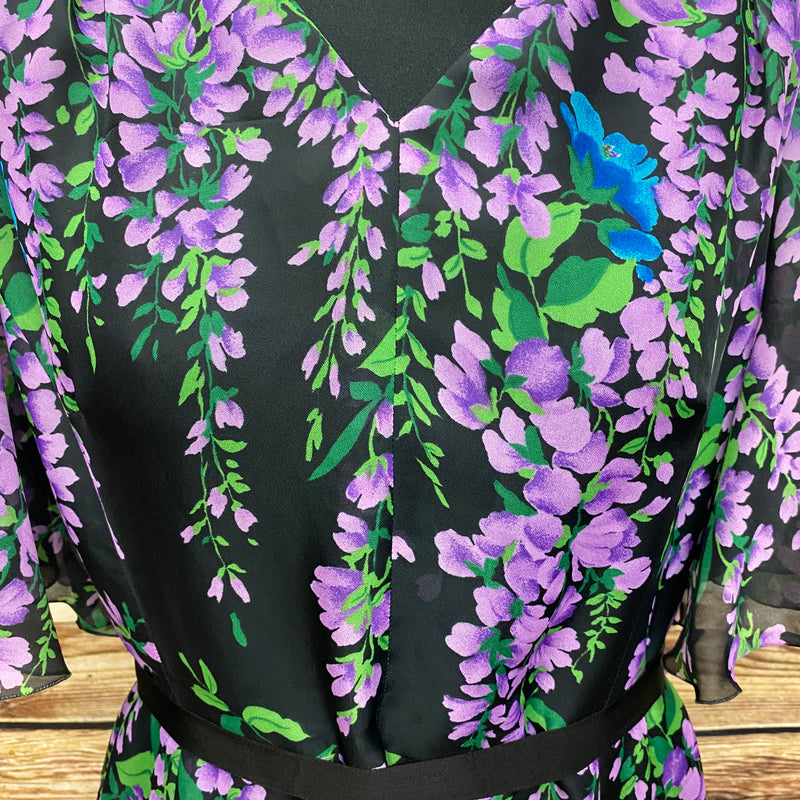 70er Jahre Maxi-Kleid True Vintage Original Gr.46