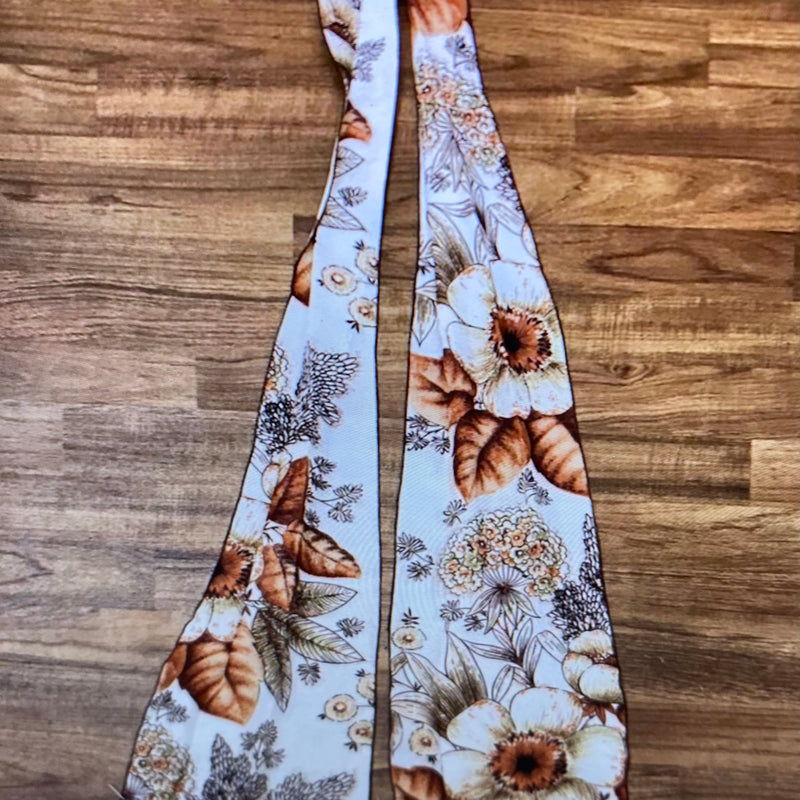 Original 70er Jahre Kleid mit Schal Gr.34