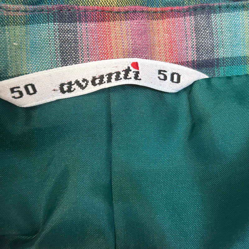 80er-Karo-Blazer Sakko Herren Gr. 50