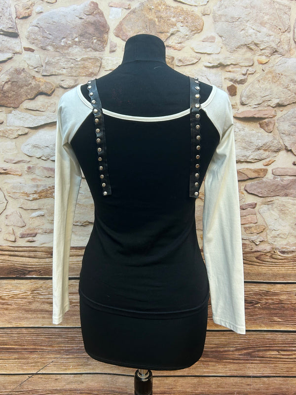 KISS FASHION Oberteil „Skull & Flames“ – Gr. S