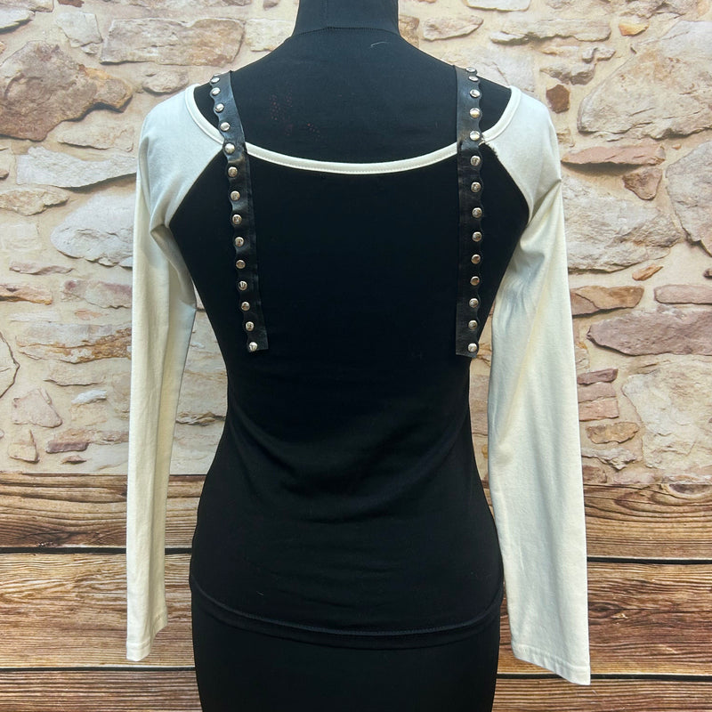 KISS FASHION Oberteil „Skull & Flames“ – Gr. S