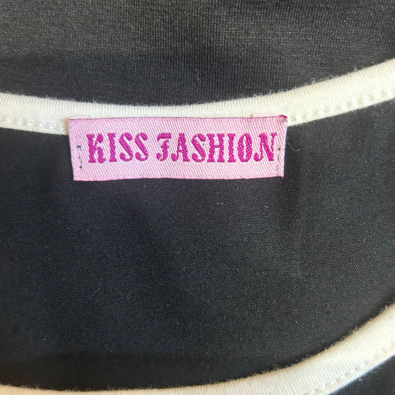 KISS FASHION Oberteil „Skull & Flames“ – Gr. S