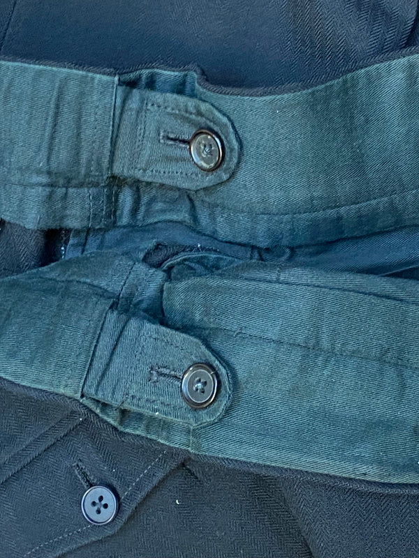 Vintage-Hose Herren 80er Jahre schwarz Gr.56