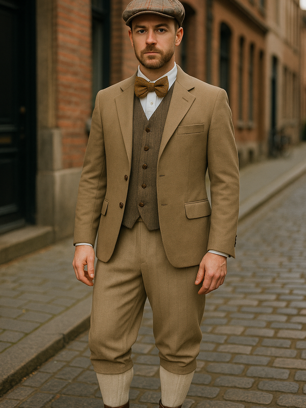 Vintage Outfit 20er Jahre Stil Anzug mit Knickerbocker Gr.94