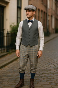 20er-Jahre Herren-Mode Knickerbocker-Outfit Gr.48