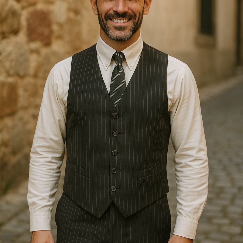 20er Jahre Vintage Anzug im Peaky Blinders Stil Herren Gr. 50, Ansicht 3