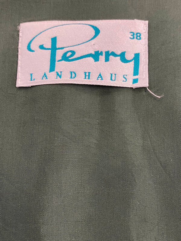 Vintage Damen Weste Gr. 38 Dunkelgrün – Perry Landhaus, Ansicht 4