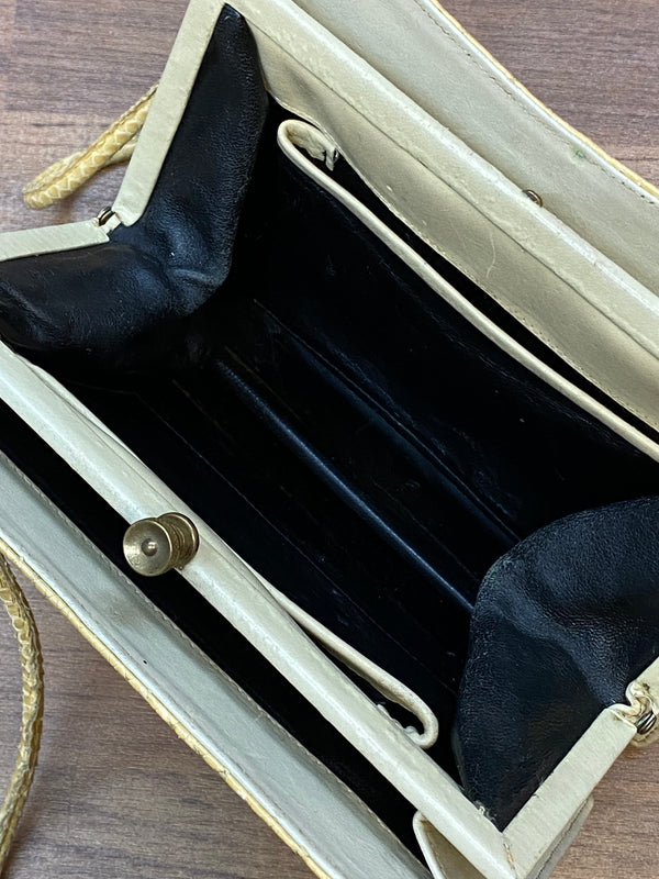 Schwarzes Vintage Cocktailkleid 3teilig, orginal 1950er Gr.38
