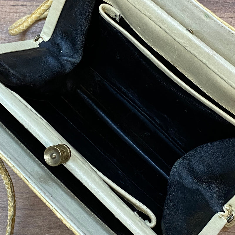 Schwarzes Vintage Cocktailkleid 3teilig, orginal 1950er Gr.38