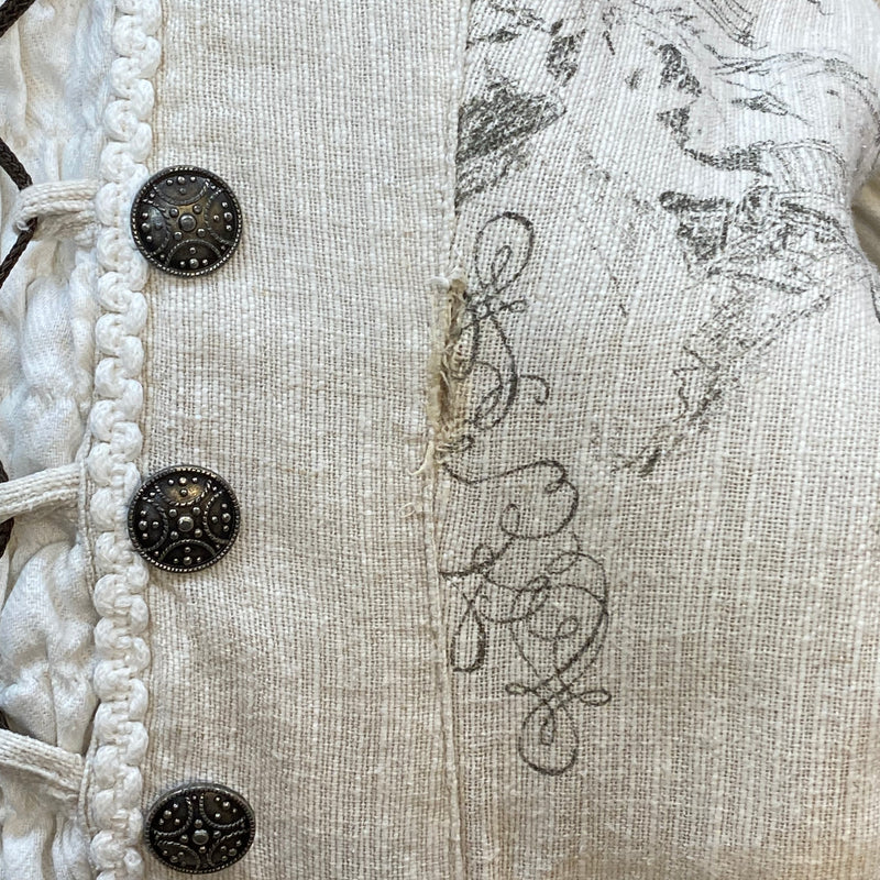 Landhauskleid mit charmanten Details und kleinem Makel Gr.38