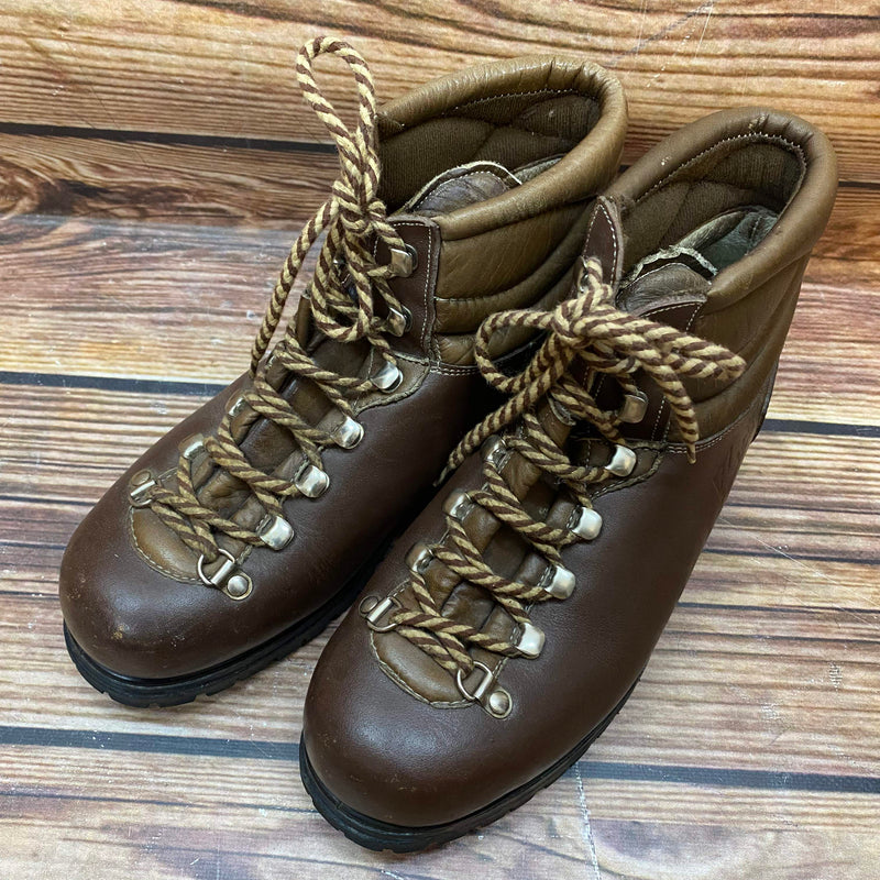 Braune Vintage Trachten-Schnürstiefel Größe 40