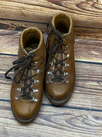 Braune Vintage Palons Schnürstiefel Größe 38