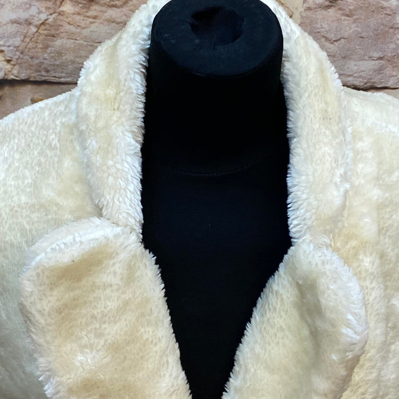 Vintage Teddyjacke aus Plüsch, Größe M