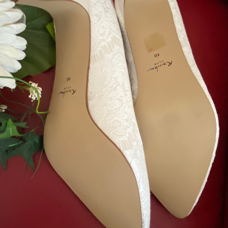 Brautschuh Hochzeitsschuhe Gr.43 neu, ungetragen Ivory